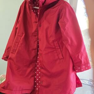 Stylish Red Women's Utility Jacket
